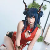 神楽坂真冬《第三季 序号7：《刀ノ語》陈&妖刀姬cos》主题写真：150张全套美图，含3个视频