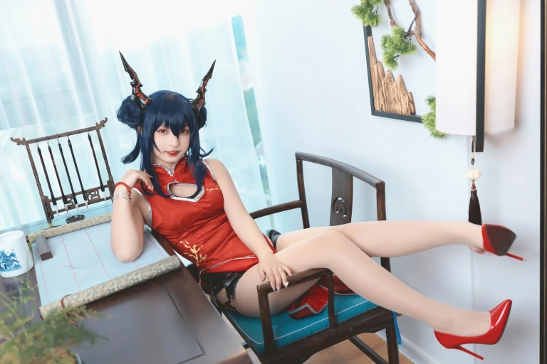 神楽坂真冬《第三季 序号7：《刀ノ語》陈&妖刀姬cos》主题写真：150张全套美图，含3个视频