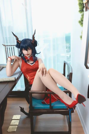 神楽坂真冬《第三季 序号7：《刀ノ語》陈&妖刀姬cos》主题写真：150张全套美图，含3个视频