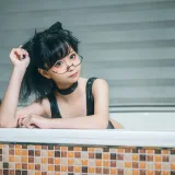 蠢沫沫《猫耳死库水》主题写真：40张全套美图
