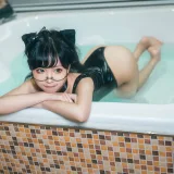 蠢沫沫《猫耳死库水》主题写真：40张全套美图