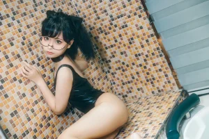蠢沫沫《猫耳死库水》主题写真：40张全套美图