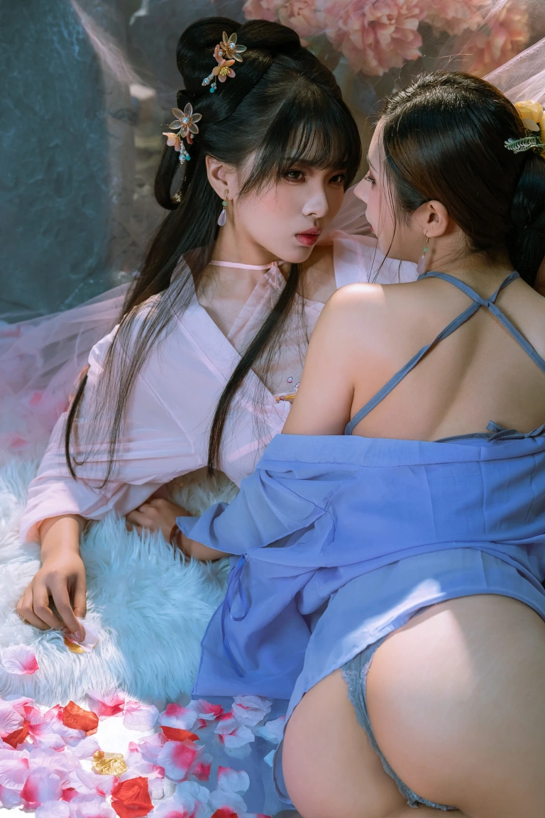 轩萧学姐&奶桃桃《NO.59 – 朝开暮落 下》主题写真：117张全套美图，含5个视频