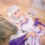 蠢沫沫《艾米利亚》主题写真：46张全套美图