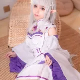 蠢沫沫《艾米利亚》主题写真：46张全套美图