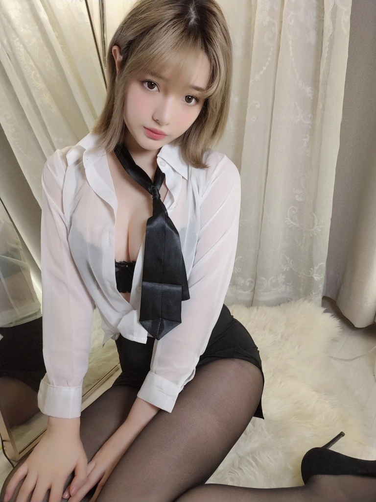 雯仔不讲道理《《520特辑豪华版》白衬衫》主题写真：30张全套美图，含4个视频
