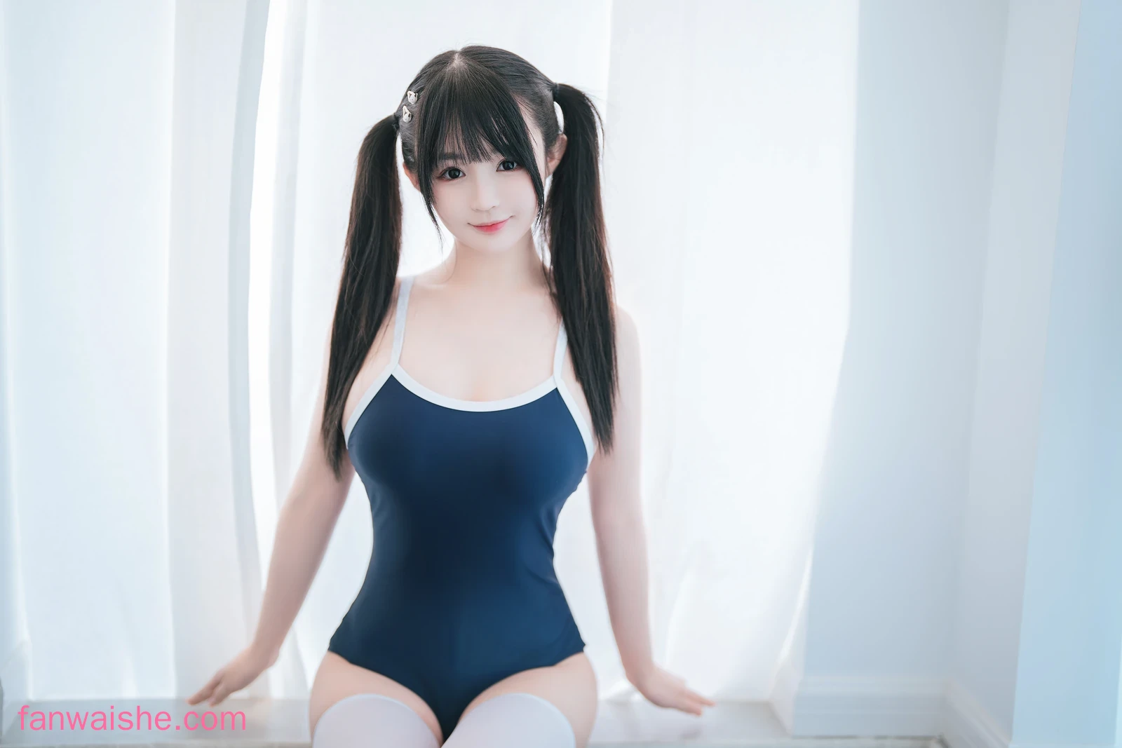 桜井宁宁 桜井宁宁 NO.63 白丝死库水