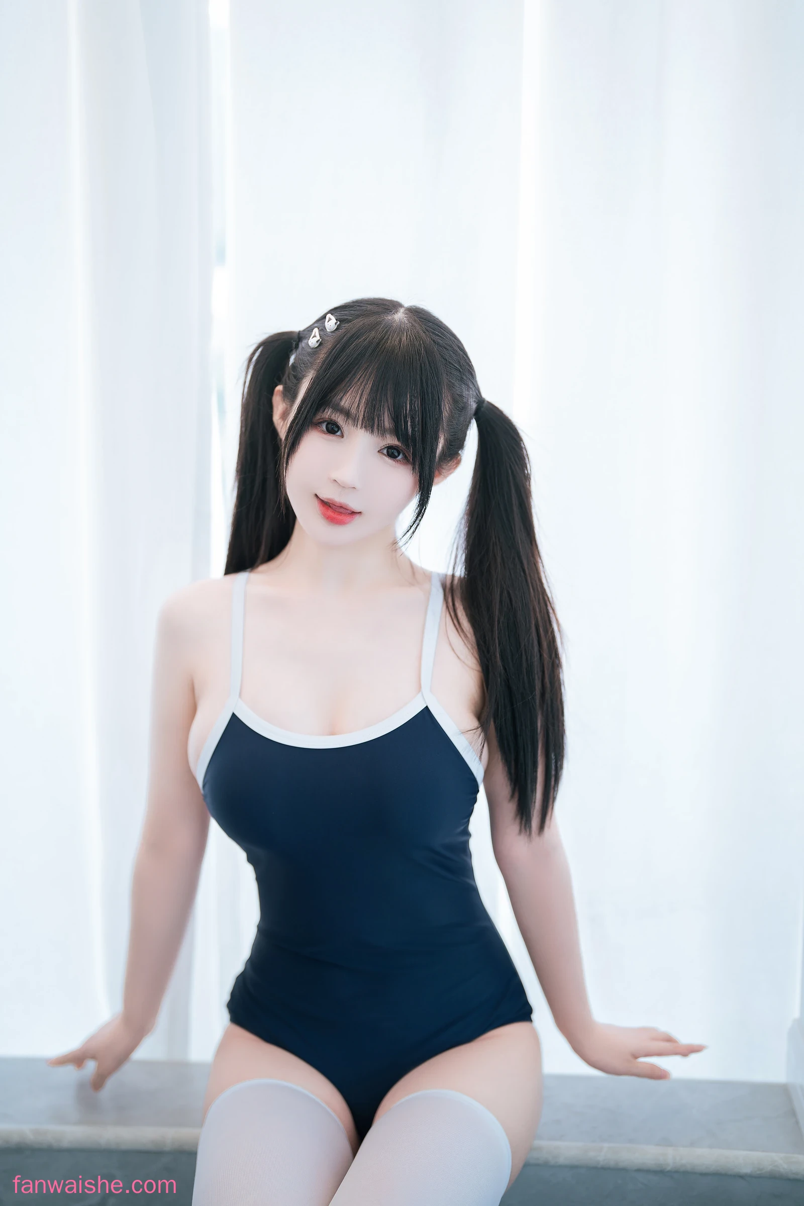 桜井宁宁 桜井宁宁 NO.63 白丝死库水