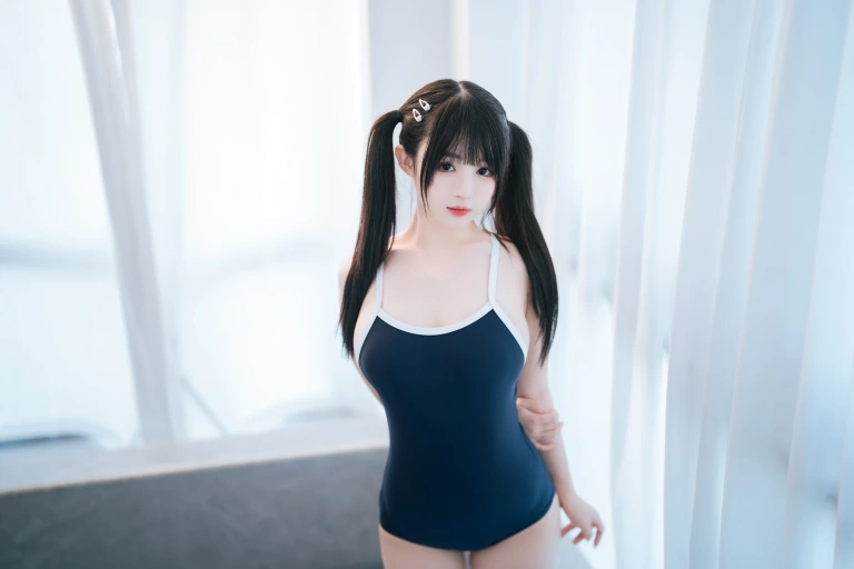 桜井宁宁《白丝死库水》主题写真：84张全套美图