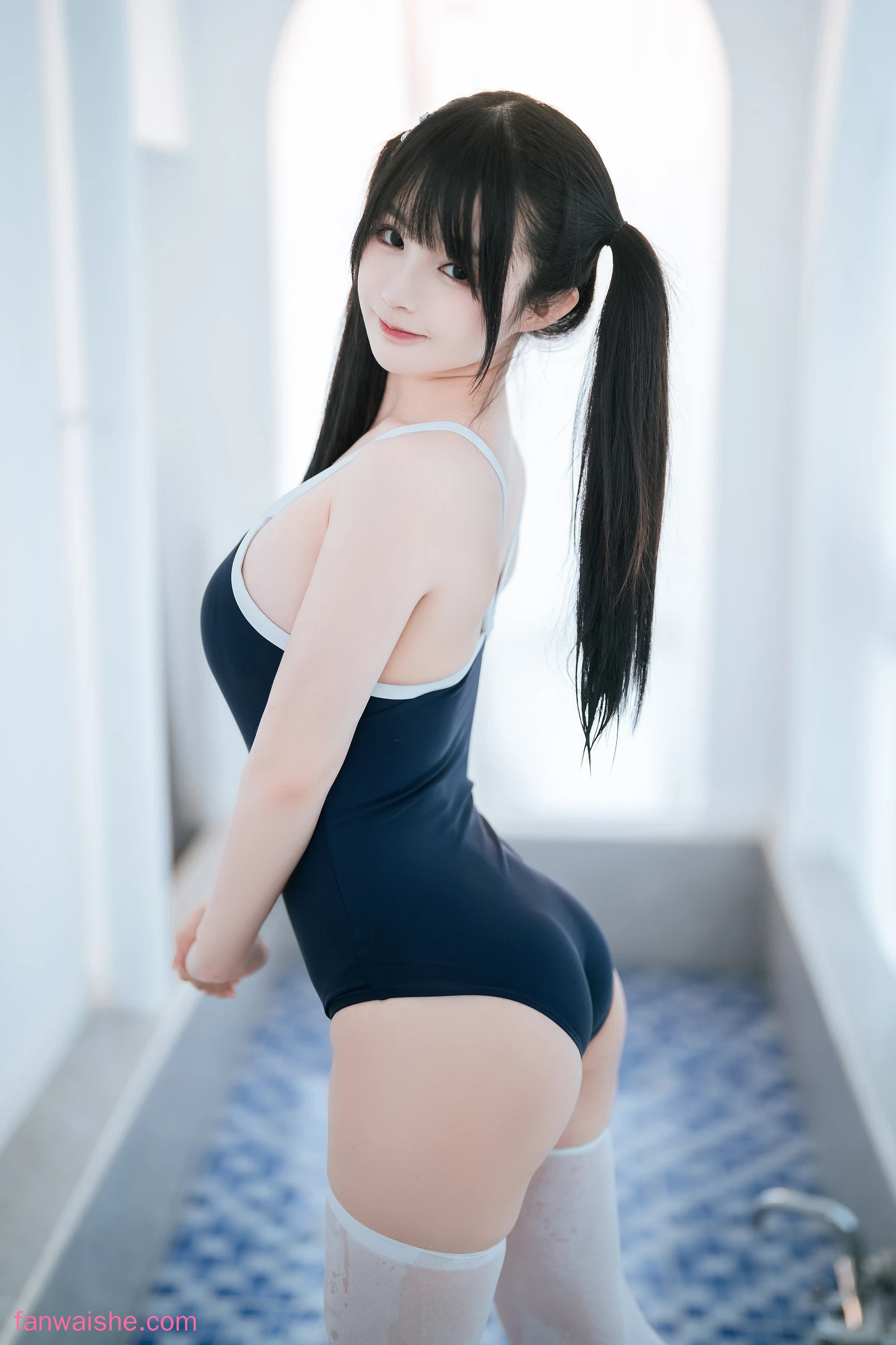 桜井宁宁 桜井宁宁 NO.63 白丝死库水