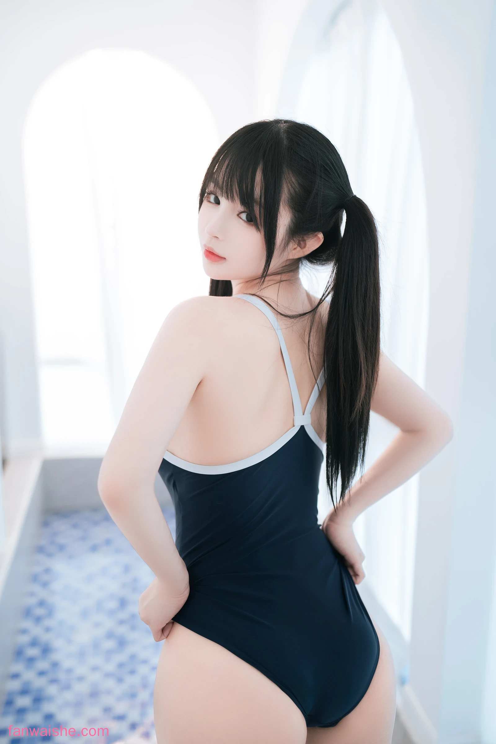 桜井宁宁 桜井宁宁 NO.63 白丝死库水