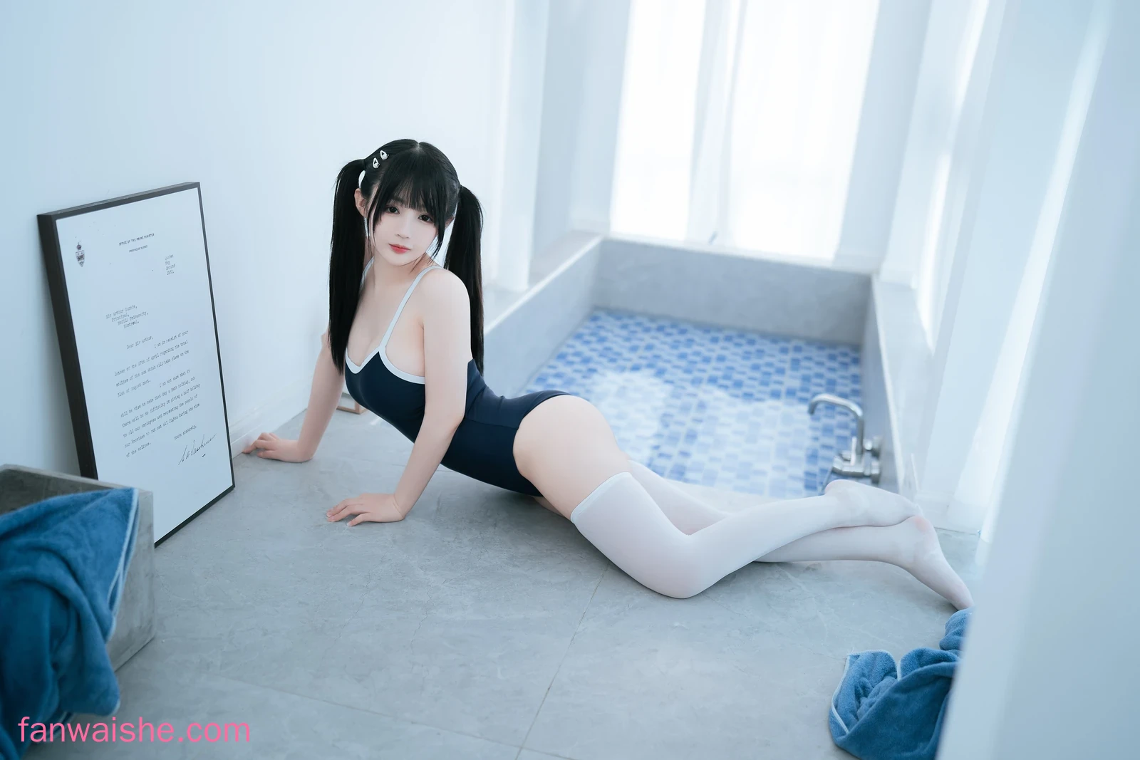 桜井宁宁 桜井宁宁 NO.63 白丝死库水