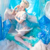 雯仔不讲道理《冰雪》主题写真：32张全套美图