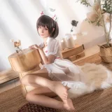 蠢沫沫《透明护士》主题写真：60张全套美图
