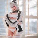 轩萧学姐《NO.65 – 碧蓝航线 埃吉尔女仆》主题写真：66张全套美图