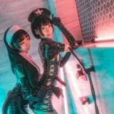 蠢沫沫《修女×护士》主题写真：50张全套美图