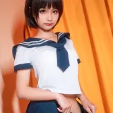 蠢沫沫《学生服》主题写真：42张全套美图
