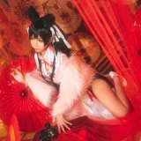 蠢沫沫《爱宕旗袍》主题写真：40张全套美图
