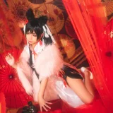 蠢沫沫《爱宕旗袍》主题写真：40张全套美图