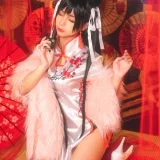 蠢沫沫《爱宕旗袍》主题写真：40张全套美图
