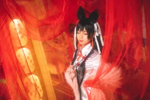 蠢沫沫《爱宕旗袍》主题写真：40张全套美图