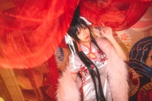 蠢沫沫《爱宕旗袍》主题写真：40张全套美图