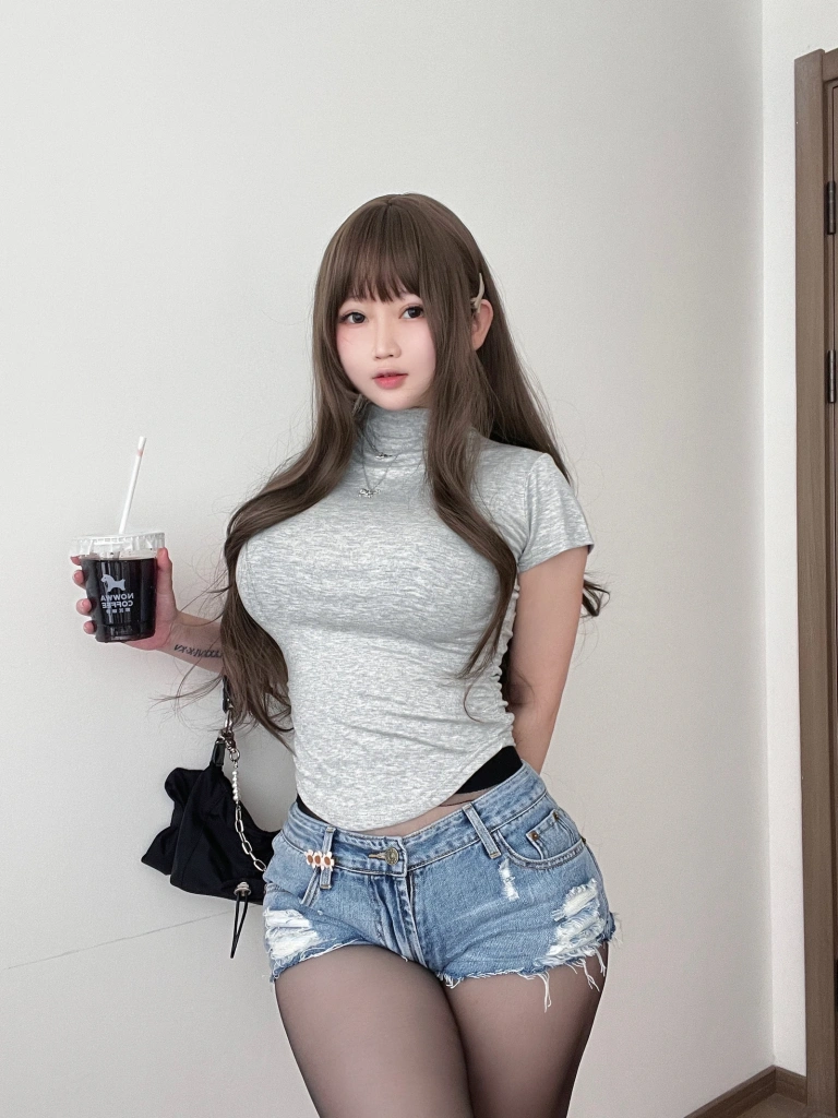 依酱《学姐的背影》主题写真：38张全套美图，含5个视频