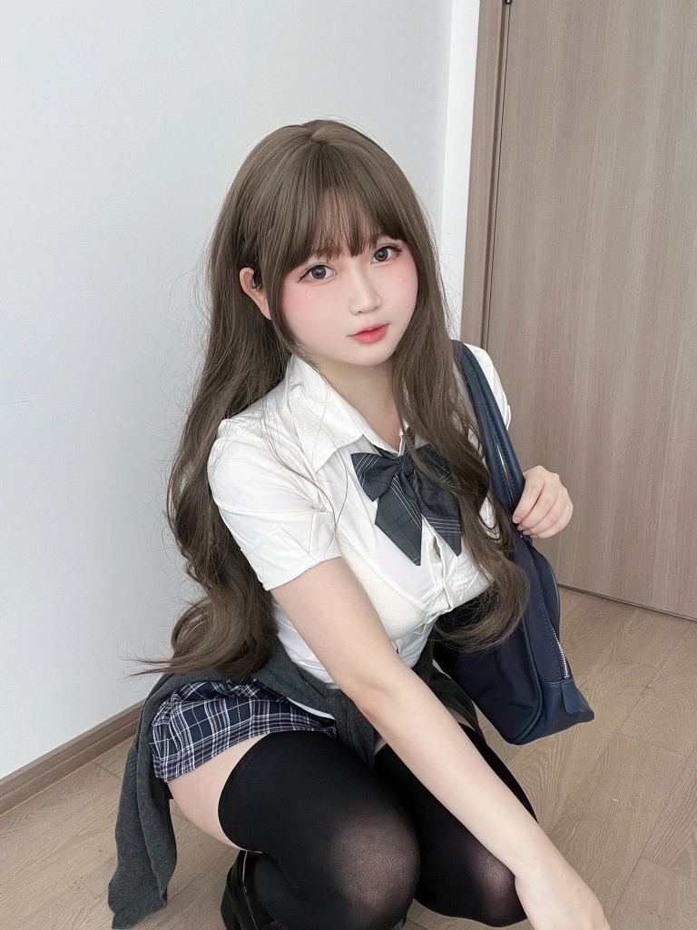 依酱《学姐的日常》主题写真：35张全套美图，含3个视频
