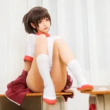 蠢沫沫《体操服红》主题写真：45张全套美图