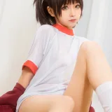 蠢沫沫《体操服红》主题写真：45张全套美图