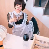 蠢沫沫《透明萝莉女仆》主题写真：41张全套美图