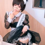 蠢沫沫《透明萝莉女仆》主题写真：41张全套美图