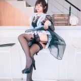 蠢沫沫《透明萝莉女仆》主题写真：41张全套美图