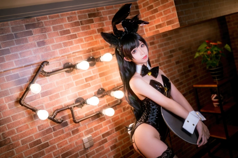 蠢沫沫《爱宕兔女郎》主题写真：40张全套美图