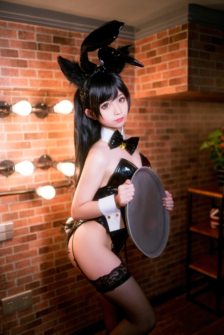蠢沫沫《爱宕兔女郎》主题写真：40张全套美图