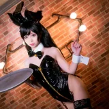 蠢沫沫《爱宕兔女郎》主题写真：40张全套美图