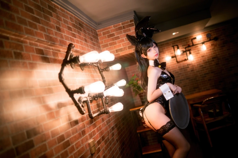 蠢沫沫《爱宕兔女郎》主题写真：40张全套美图