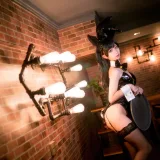 蠢沫沫《爱宕兔女郎》主题写真：40张全套美图