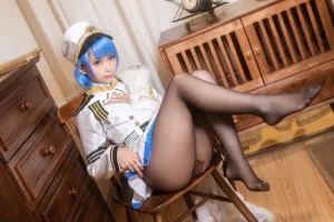 蠢沫沫《恰巴耶夫原皮》主题写真：40张全套美图