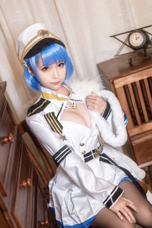蠢沫沫《恰巴耶夫原皮》主题写真：40张全套美图