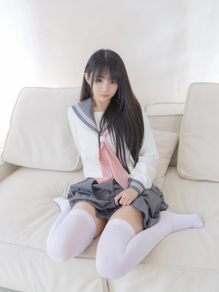 桜井宁宁《白丝jk》主题写真：85张全套美图