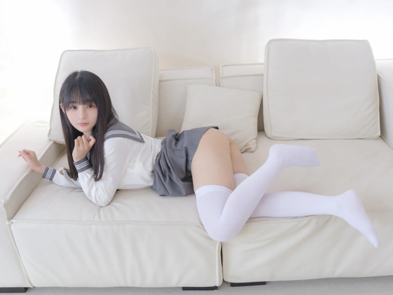 桜井宁宁《白丝jk》主题写真：85张全套美图