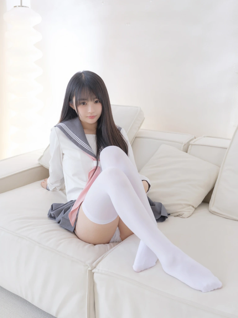 桜井宁宁《白丝jk》主题写真：85张全套美图