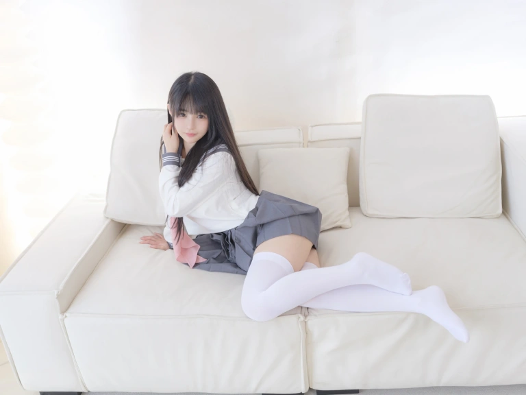 桜井宁宁《白丝jk》主题写真：85张全套美图