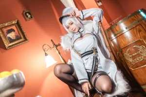 蠢沫沫《甘古特》主题写真：40张全套美图