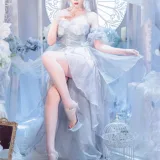 轩萧学姐《NO.86 – Nikke 灰姑娘·水晶公主》主题写真：40张全套美图