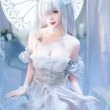轩萧学姐《NO.86 – Nikke 灰姑娘·水晶公主》主题写真：40张全套美图