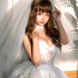 蠢沫沫《婚纱》主题写真：42张全套美图