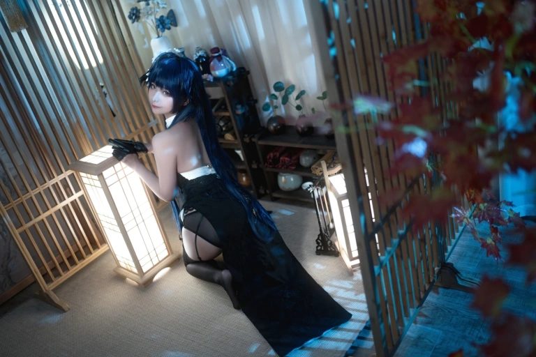 蠢沫沫《吾妻旗袍》主题写真：45张全套美图