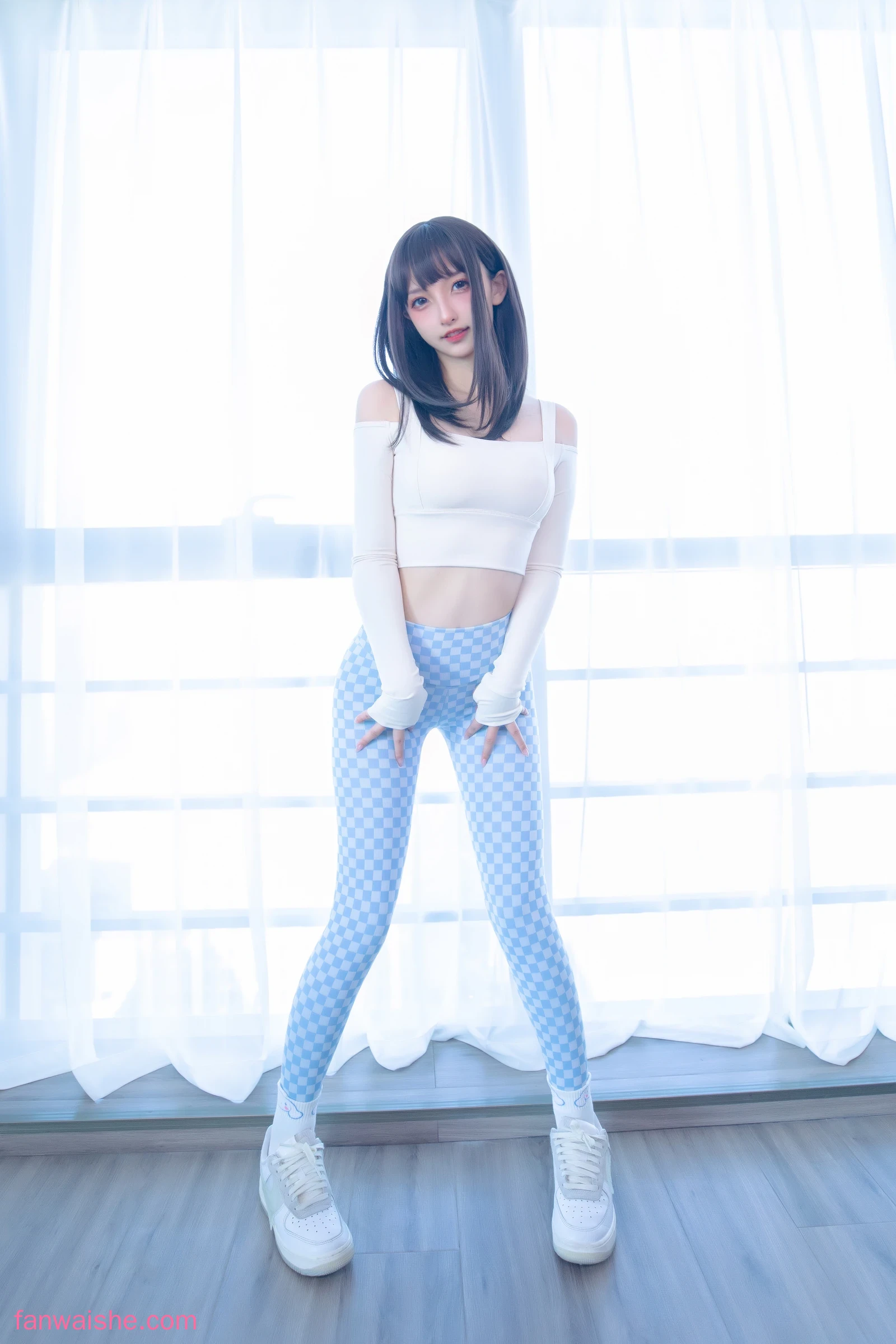 神楽坂真冬 神楽坂真冬 NO.89 - 第四季 序号7：《蓝白格》